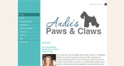 Desktop Screenshot of andiespawsandclaws.net
